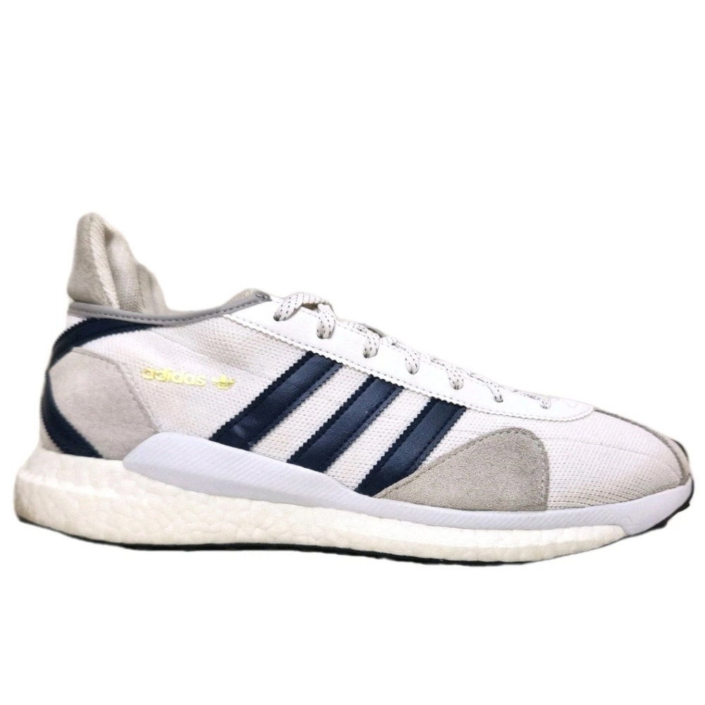 ADIDAS Human Made x Tokio Solar Boost Sz 12 'White Navy' FZ0551